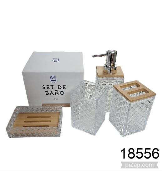 Imagen de SET BAÑO X4 PIEZAS 9.25